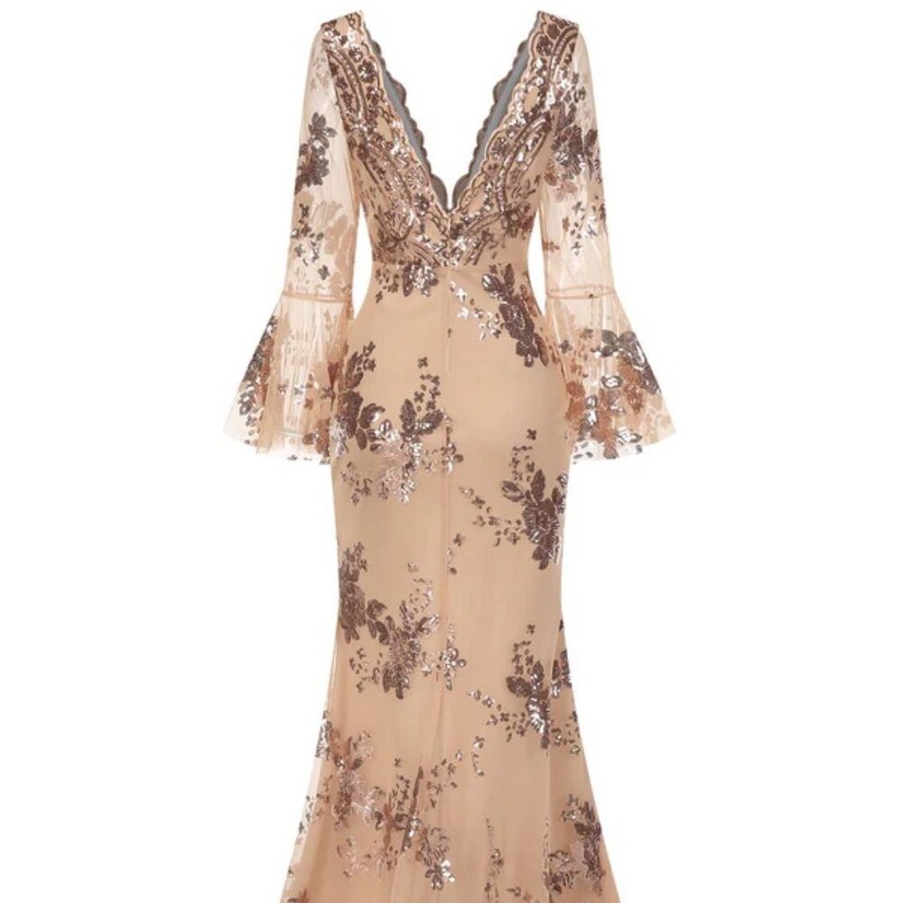 Retro Stage Beaded Gown NEVER BEEN WORN